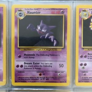 1990’s rare vintage Haunter Pokémon card 29/102